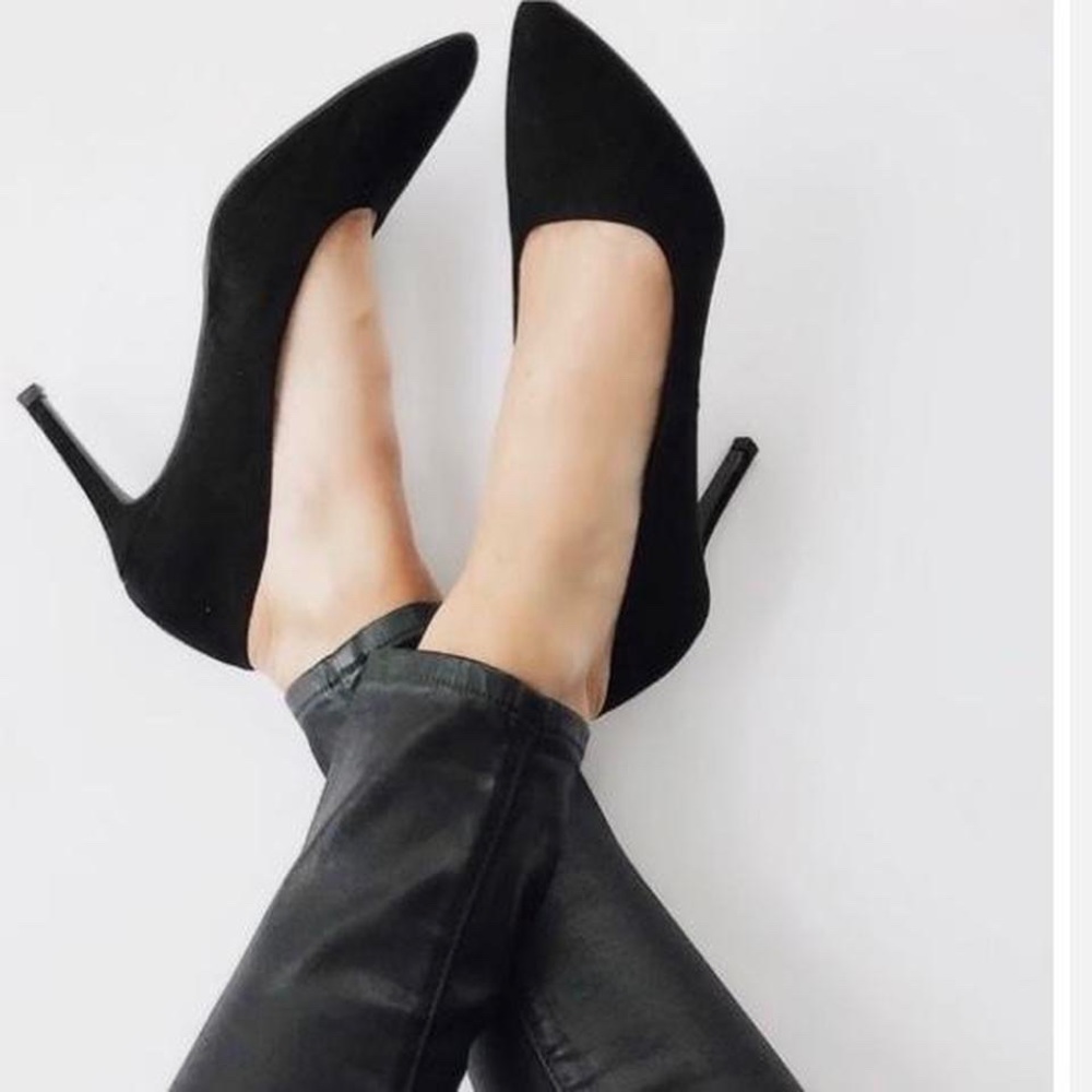 A New Day Womens Gemm Style Black Heels